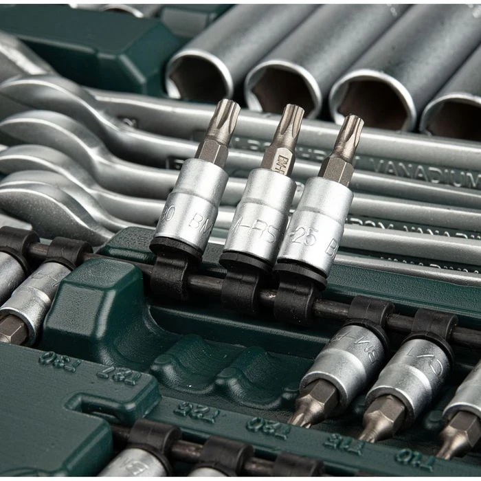 BrüderMannesmann Werkzeugkoffer M98430, 215-teilig, Im Klappkoffer 4 BrüderMannesmann Werkzeugkoffer M98430, 215-teilig, Im Klappkoffer – Bild 4