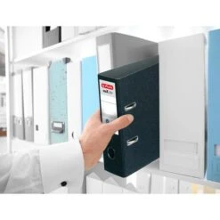 Herlitz MaX.file 5175807 Ordner, A5 Hoch, Breit, Hartpappe, Schwarz -Hause Gemischtwaren Geschäft 041c9682bcb7e89fbd62a6b9d82306a03a67c728 ordner herlitz 5175807 max.file karton a5 hoch