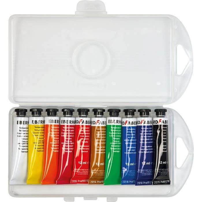 Eberhard Faber Eberhard-Faber Temperafarben 575510 EFA Color, 10 Farben Je 12ml, In Tuben – Bild 2