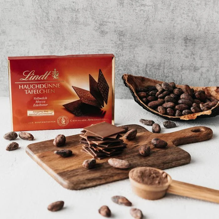 Lindt Tafelschokolade Hauchdünne Täfelchen, Auslese, 3 Sorten, 125g 3 Lindt Tafelschokolade Hauchdünne Täfelchen, Auslese, 3 Sorten, 125g – Bild 3