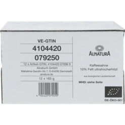 Alnatura Kaffeesahne 10% Fett, BIO, In Der Flasche, Je 165g, 12 Stück -Hause Gemischtwaren Geschäft 0a0fe11c7ac2b47700c6a1367edeca89647f1a94 kaffeesahne alnatura 10 fett bio