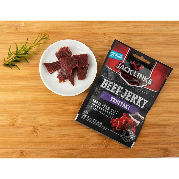 Jack-Links Fleischsnack Beef Jerky Teriyaki, 25g 2 Jack-Links Fleischsnack Beef Jerky Teriyaki, 25g – Bild 2