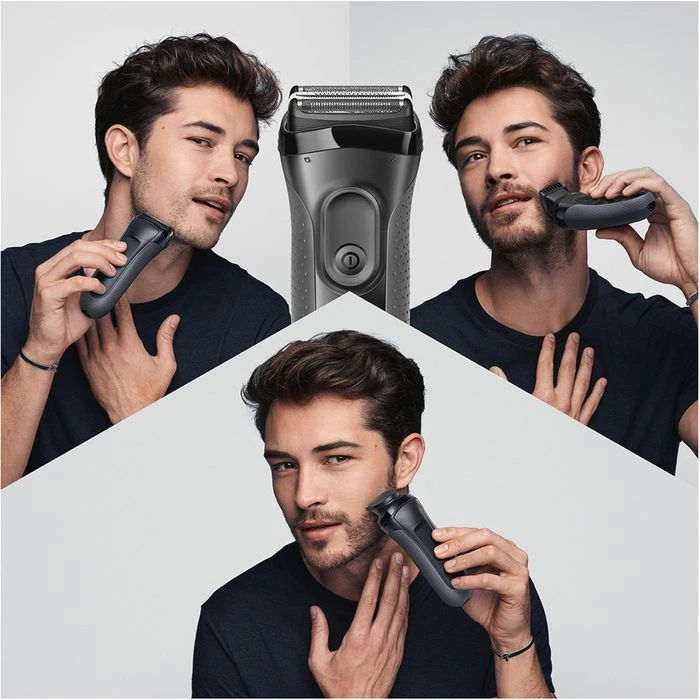 Braun Rasierer Series 3 Shave&Style 3000BT, 3 In 1, Für Männer, Trockenrasierer, Trimmer 3 Braun Rasierer Series 3 Shave&Style 3000BT, 3 In 1, Für Männer, Trockenrasierer, Trimmer – Bild 3