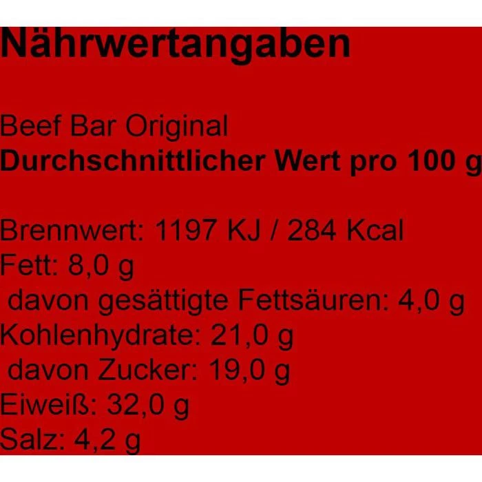 Jack-Links Fleischsnack Beef Bar Original, 22,5g, 14 Stück 4 Jack-Links Fleischsnack Beef Bar Original, 22,5g, 14 Stück – Bild 4