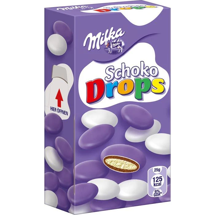 Milka Schokobonbons Schoko Drops, Mit Zarter Milka Alpenmilch, Je 42g, 21 Pack 2 Milka Schokobonbons Schoko Drops, Mit Zarter Milka Alpenmilch, Je 42g, 21 Pack – Bild 2