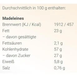 Pico Kuchen Madeleines, 250g, 20 Stück -Hause Gemischtwaren Geschäft 2258294201acdd01db755b4b6a7ff894619eee47 kuchen pico madeleines