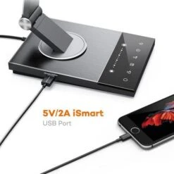 TaoTronics Schreibtischlampe TT-DL16 LED, Dimmbar, Anthrazit, Nachtlicht, Mit Standfuß -Hause Gemischtwaren Geschäft 270a32860c14b95c1535ffb319aebaae587aaf70 schreibtischlampe taotronics tt dl16 led