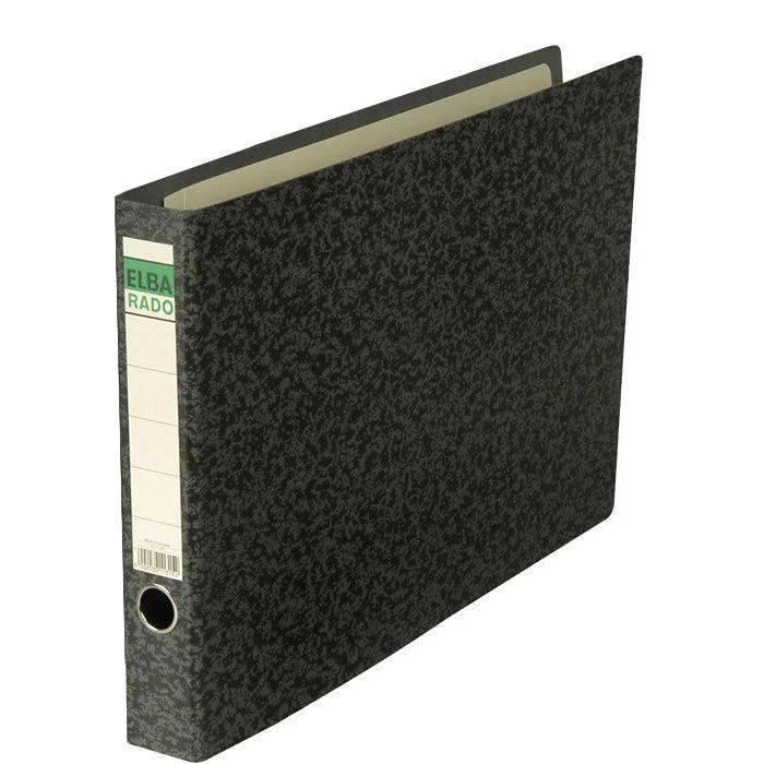 Elba 100202078 Rado Ordner, A3 Quer, Schmal, Hartpappe, Schwarz 1 Elba 100202078 Rado Ordner, A3 Quer, Schmal, Hartpappe, Schwarz