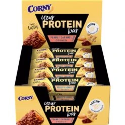 Corny Proteinriegel Protein Bar, Peanut Caramel Crunch, Je 45g, 12 Riegel