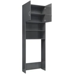 VidaXL Waschmaschinenschrank 800035, 64 X 190 X 25,5cm, Grau Hochglanz -Hause Gemischtwaren Geschäft 34f8206bdd5c66b8e36cf62c5796985d973c6091 waschmaschinenschrank vidaxl 800035