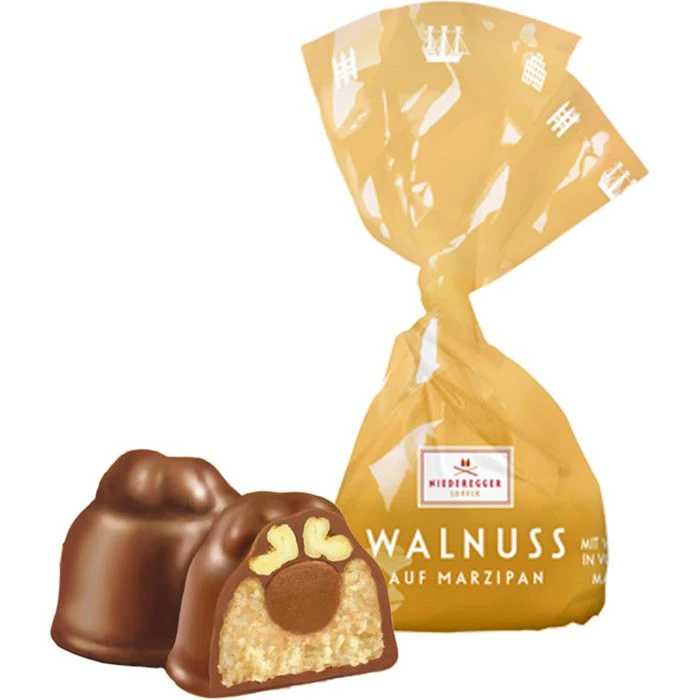 Niederegger Marzipan Walnuss Auf Marzipan, 40 Stück, 680g 2 Niederegger Marzipan Walnuss Auf Marzipan, 40 Stück, 680g – Bild 2