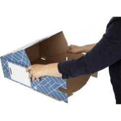 Bankers-Box Archivbox Decor Series, A4+, Schieferblau, Füllhöhe 150mm, Für Akten, 5 Stück -Hause Gemischtwaren Geschäft 466403c034d450b77e121a4e20f7646d437a67f9 archivbox bankers box decor series a4 plus