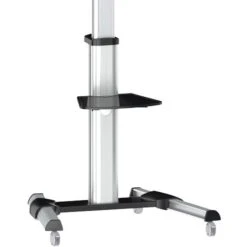 LogiLink TV-Ständer BP0025, Silber, Schwarz, TV-Standfuß 37-70 Zoll, Mit Zwischenboden & Rollen -Hause Gemischtwaren Geschäft 4c180da4e3004ef9fabc28b525d03b9572ef75eb tv staender logilink bp0025 silber schwarz