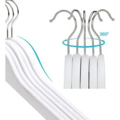 Songmics Kleiderbügel CRW06W-20, Aus Ahornholz, Für Kinder, Weiß, 20 Stück -Hause Gemischtwaren Geschäft 5efbc0b112b8fdd79affb1e1df2582bc7dfe01dc kleiderbuegel songmics crw06w 20 aus ahornholz