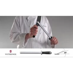 Victorinox Wetzstahl 7.8553 Duo Keramik, 26 Cm, Rund, 2 Körnungen Für Grob- Und Feinschliff -Hause Gemischtwaren Geschäft 6d2fc6089f4f7175d1d9411897fce3272f4ce1d1 wetzstahl victorinox 7.8553 duo keramik 26 cm