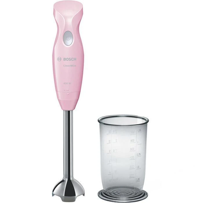 Bosch Stabmixer MSM2410K, CleverMixx Fun, Edelstahl, 400 Watt, Gentle Pink 1 Bosch Stabmixer MSM2410K, CleverMixx Fun, Edelstahl, 400 Watt, Gentle Pink