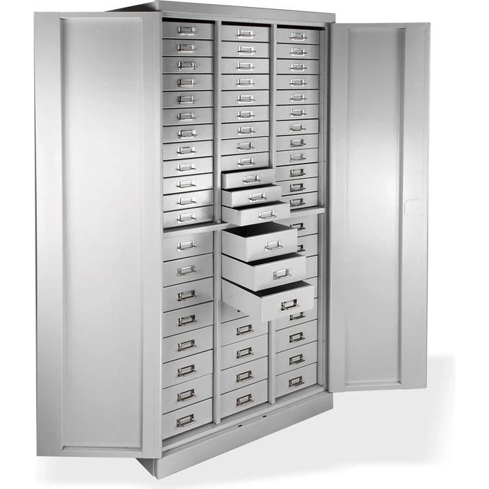 ADB Werkzeugschrank 40662, Aus Metall, 60 Schübe, Lichtgrau, 80 X 179 X 41cm 3 ADB Werkzeugschrank 40662, Aus Metall, 60 Schübe, Lichtgrau, 80 X 179 X 41cm – Bild 3