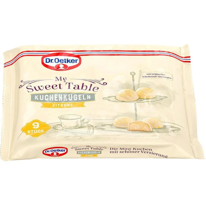 Dr. Oetker Dr.Oetker Kuchen My Sweet Table, Kuchenkugeln, Zitrone, 150g, 9 Kuchen 1 Dr. Oetker Dr.Oetker Kuchen My Sweet Table, Kuchenkugeln, Zitrone, 150g, 9 Kuchen