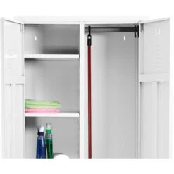 G-Office Mehrzweckschrank CLC/HD.1880, Aus Metall, 80 X 180 X 50cm, Weiß -Hause Gemischtwaren Geschäft 893607899046a0e763a55057e4fab9dc8ddea5a0 mehrzweckschrank g office clchd.1880 aus metall