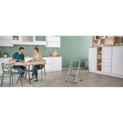 Hailo Klapptritt StandardLine K60, 4392-801, Aus Aluminium, Standhöhe 47cm, 2 Stufen, Silber -Hause Gemischtwaren Geschäft 8b76a61a70d3445b9684c7f35c7b9050a1e41014 klapptritt hailo k60 4392 801 aus aluminium