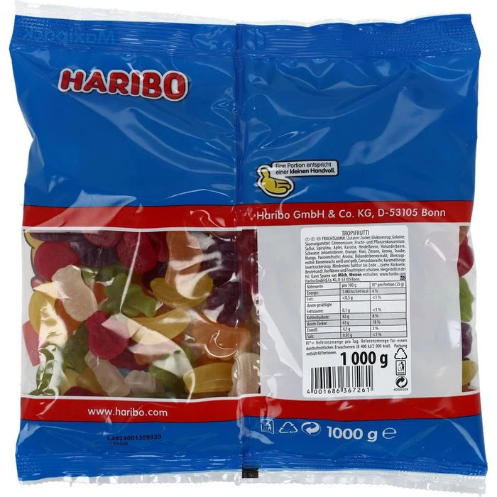 Haribo Fruchtgummis Tropifrutti, 1kg 3 Haribo Fruchtgummis Tropifrutti, 1kg – Bild 3