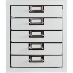 ADB Schubladenschrank 40307, Lichtgrau, Aus Metall, A4, 5 Schübe -Hause Gemischtwaren Geschäft 979241bf7c9a071c08c4a14c0bd1795f8b699265 schubladenschrank adb 40307 lichtgrau