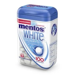 Mentos Kaugummis Always White Peppermint, 100 Dragees -Hause Gemischtwaren Geschäft 9cf528e113238071cac1fec3b7cc38f61c2ccd9e kaugummis mentos always white peppermint