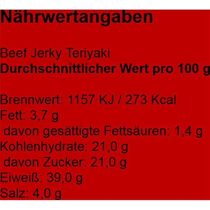 Jack-Links Fleischsnack Beef Jerky Teriyaki, 25g 4 Jack-Links Fleischsnack Beef Jerky Teriyaki, 25g – Bild 4