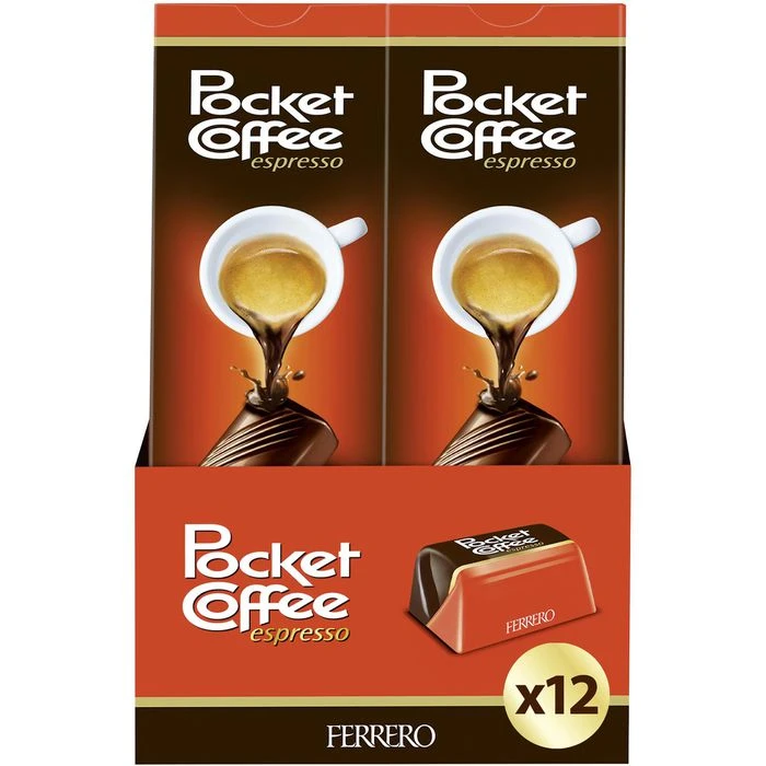 Pocket-Coffee Pralinen Espresso, 744g, 60 Stück 1 Pocket-Coffee Pralinen Espresso, 744g, 60 Stück