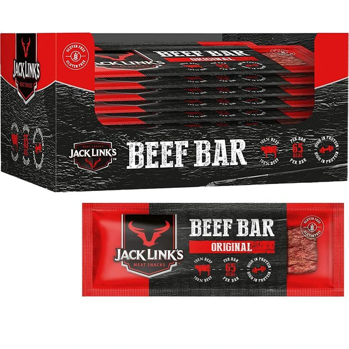 Jack-Links Fleischsnack Beef Bar Original, 22,5g, 14 Stück 1 Jack-Links Fleischsnack Beef Bar Original, 22,5g, 14 Stück