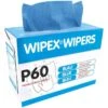 Wipex Einwegtücher Wipers P60, 55506E, Blau, 23 X 42cm, Mischgewebe, 125 Tücher