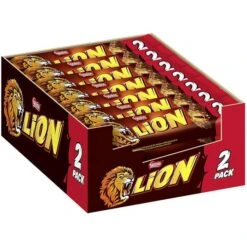 Nestlé® Nestle Schokoriegel Lion 2er Pack, 1680g, Je 60g, 28 Riegel