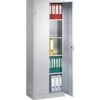 CP-Möbel Aktenschrank Serie 1000, Aus Metall, Abschließbar, 70 X 195 X 40cm, Lichtgrau