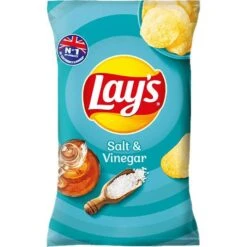 Lays Chips Salt & Vinegar, Kartoffelchips, 150g