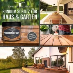 Urban-Forest Möbelpflege Premium Möbelwachs, Mit Bienenwachs, Farblos, Für Holz, 500 Ml -Hause Gemischtwaren Geschäft bc6cd1de4cd69228011bf78716e0c71121968691 moebelpflege urban forest premium moebelwachs