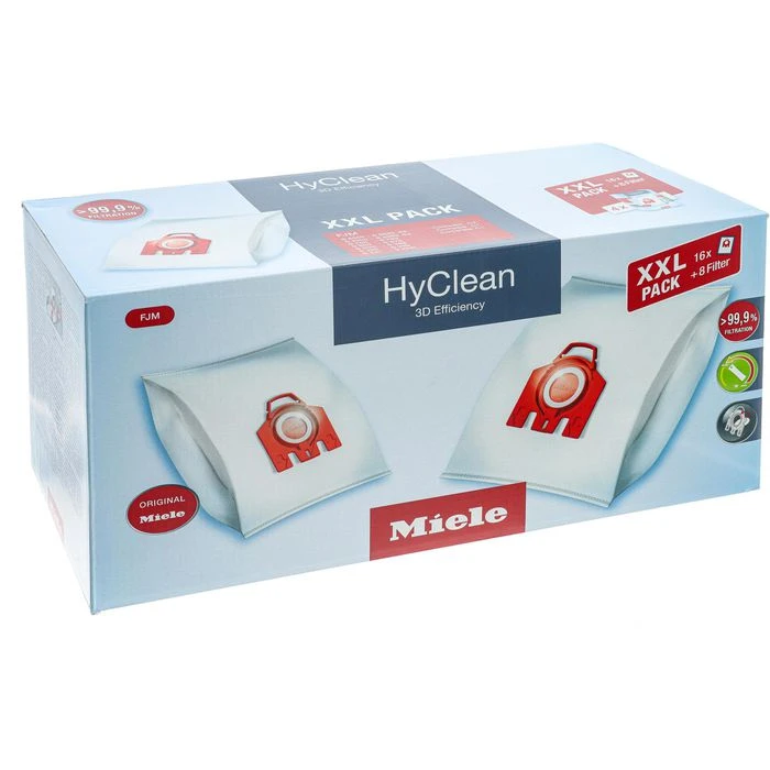 Miele Staubsaugerbeutel HyClean 3D Efficiency FJM, XXL, Für Staubsauger Miele S4 Und S6, 16 Stück 1 Miele Staubsaugerbeutel HyClean 3D Efficiency FJM, XXL, Für Staubsauger Miele S4 Und S6, 16 Stück