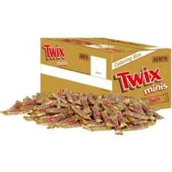 Twix Schokoriegel Minis, 3000g, Je 20g, 150 Riegel