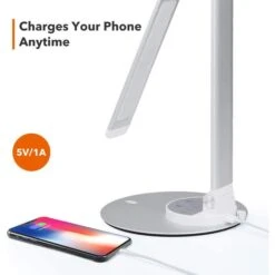 TaoTronics Schreibtischlampe TT-DL22 LED, Standfuß, Dimmbar, USB, Silber 7 TaoTronics Schreibtischlampe TT-DL22 LED, Standfuß, Dimmbar, USB, Silber -Hause Gemischtwaren Geschäft d4d91e39ea60109a1016735d44b69d27c672f49a schreibtischlampe taotronics tt dl22 led