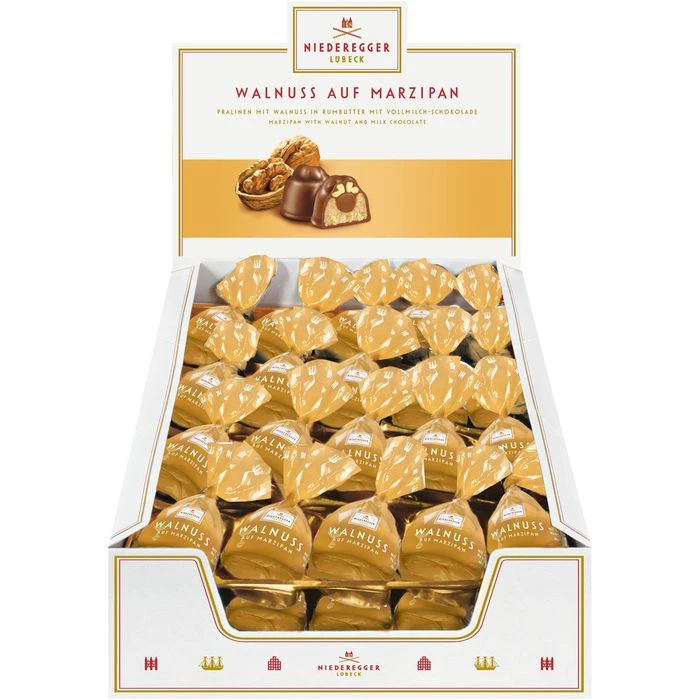 Niederegger Marzipan Walnuss Auf Marzipan, 40 Stück, 680g 1 Niederegger Marzipan Walnuss Auf Marzipan, 40 Stück, 680g