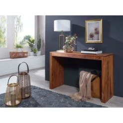 Wohnling Konsolentisch Mumbai, WL1.785, Sheesham, 115 X 75 X 40cm, Massivholz -Hause Gemischtwaren Geschäft def5bbf1401f99cf4604aa8ff8908771c55c7abd konsolentisch wohnling mumbai wl1.785 sheesham