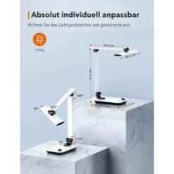 TaoTronics Schreibtischlampe TT-DL092 LED, Standfuß, Dimmbar, USB, Lichtsensor -Hause Gemischtwaren Geschäft e1ed5d3d61bfab34afbb4562d4f215d92dfd363d schreibtischlampe taotronics tt dl092 led