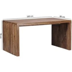 Wohnling Schreibtisch Boha WL1.383, Sheesham, Maße: 160 X 80cm, Aus Massivholz -Hause Gemischtwaren Geschäft e2557fce5cd8a25772ecff12d2a3731f4f92d974 schreibtisch wohnling boha wl1.383 sheesham