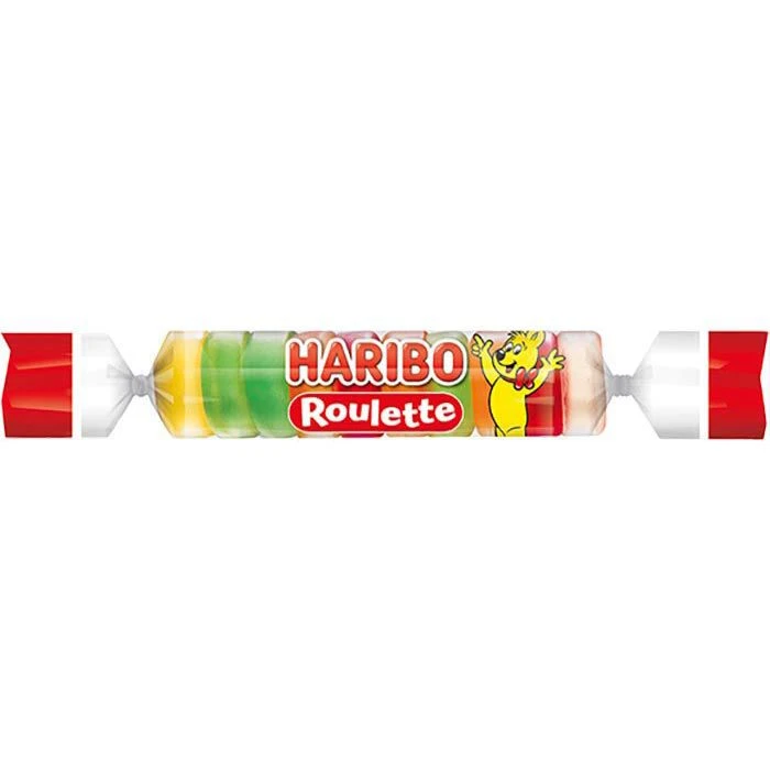 Haribo Fruchtgummis Roulette, 50 Rollen A 10 Stück 2 Haribo Fruchtgummis Roulette, 50 Rollen A 10 Stück – Bild 2