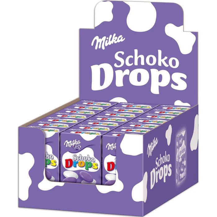 Milka Schokobonbons Schoko Drops, Mit Zarter Milka Alpenmilch, Je 42g, 21 Pack 1 Milka Schokobonbons Schoko Drops, Mit Zarter Milka Alpenmilch, Je 42g, 21 Pack