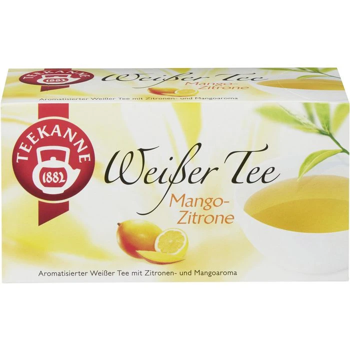 Teekanne Tee Weißer Tee Mango-Zitrone, 20 Teebeutel, 30g 2 Teekanne Tee Weißer Tee Mango-Zitrone, 20 Teebeutel, 30g – Bild 2