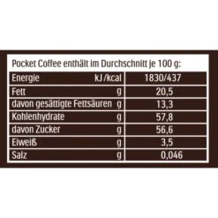 Pocket-Coffee Pralinen Espresso, 744g, 60 Stück 15 Pocket-Coffee Pralinen Espresso, 744g, 60 Stück -Hause Gemischtwaren Geschäft e5554d8d6af2a2ad9ccf538bb75cedc617ecf2e5 pralinen pocket coffee espresso