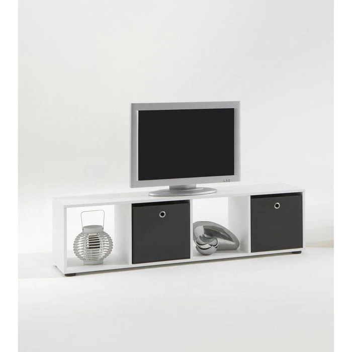 FMD-Möbel Bücherregal Mega 4, 248-004, Weiß, Aus Holz, 36,5 X 138,5 X 33cm, 4 Fächer 5 FMD-Möbel Bücherregal Mega 4, 248-004, Weiß, Aus Holz, 36,5 X 138,5 X 33cm, 4 Fächer – Bild 5