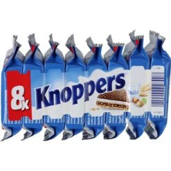 Knoppers Schokolade Milch-Haselnuss-Schnitte, Je 25g, 8 Stück -Hause Gemischtwaren Geschäft eda88acb2ce253af7c5f11a28999ddc12b72e722 waffeln knoppers milch haselnuss schnitte
