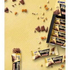 Corny Proteinriegel Protein Bar, Peanut Caramel Crunch, Je 45g, 12 Riegel -Hause Gemischtwaren Geschäft f8d59a425b6f6118c0f19cf4bb9c7532b042961e proteinriegel corny protein bar