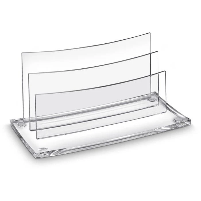 Cep Briefständer AcryLight, 1004500111, Glasklar, Aus Acryl, 2 Fächer 1 Cep Briefständer AcryLight, 1004500111, Glasklar, Aus Acryl, 2 Fächer